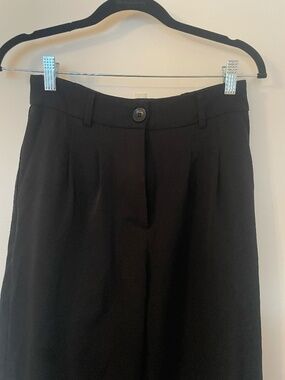 Black dress/suit wide leg pants